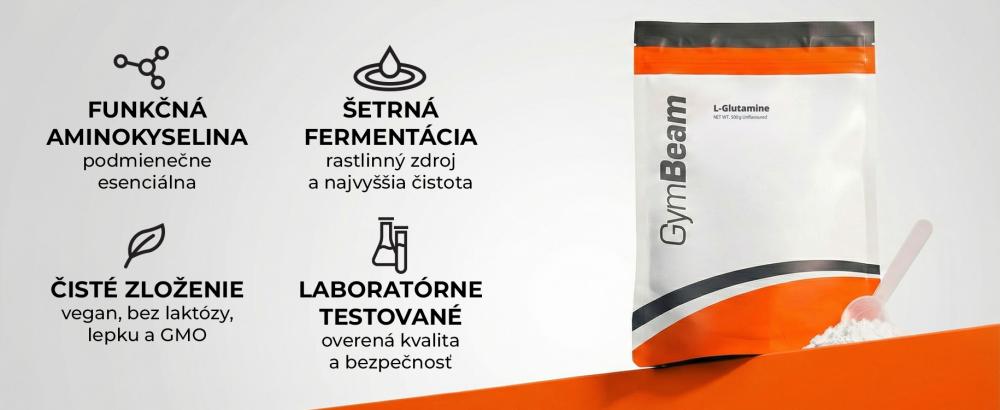 Výhody a vlastnosti L-Glutamin - GymBeam