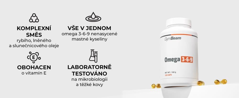 Klíčové benefity Omega 3-6-9 - GymBeam