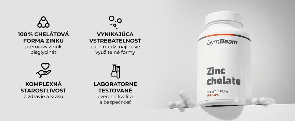 Výhody a vlastnosti zinku chelátu (bisglycinátu) - GymBeam