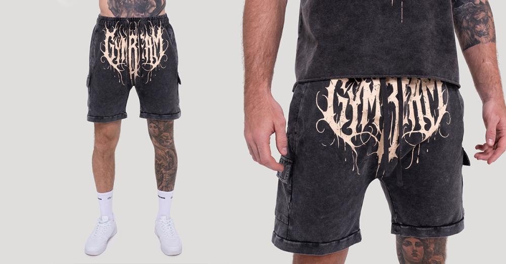 Šortky Abyss Charcoal - GymBeam