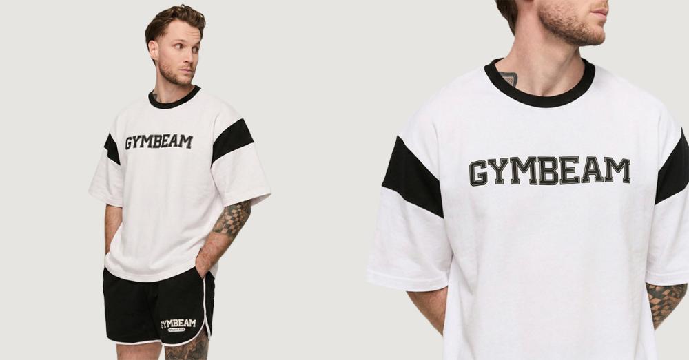Tričko Premium Heavyweight Varsity - GymBeam