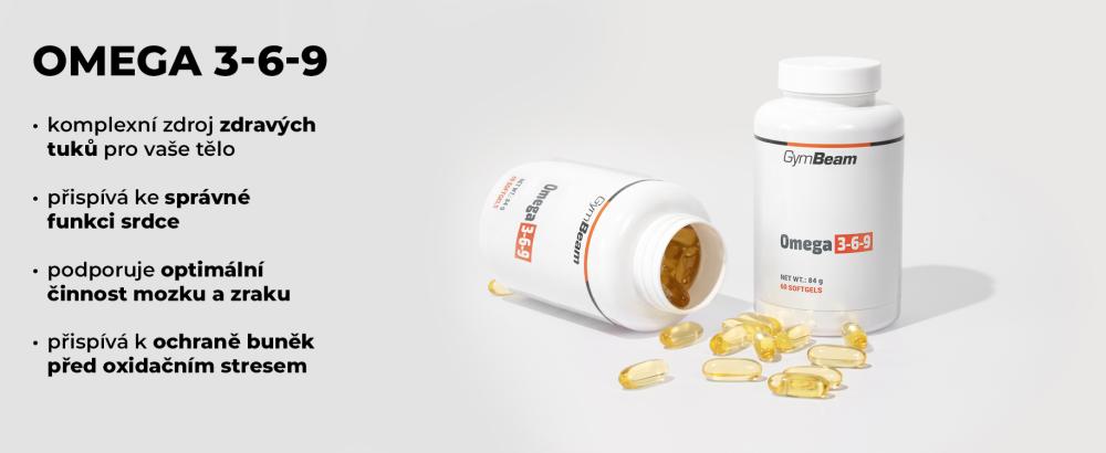 Benefity Omega 3-6-9 - GymBeam