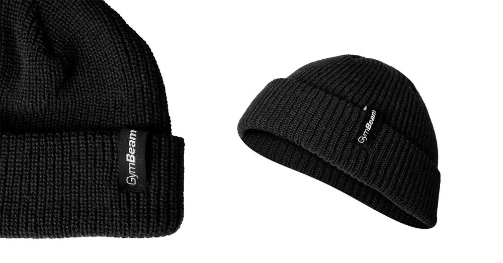 Čepice Fisherman Beanie Black - GymBeam