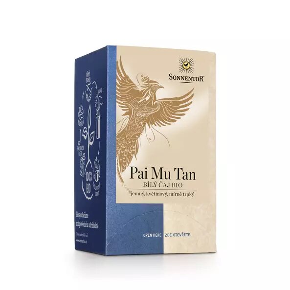 BIO Bílý čaj Pai Mu Tan 18x1g - Sonnentor  18 g