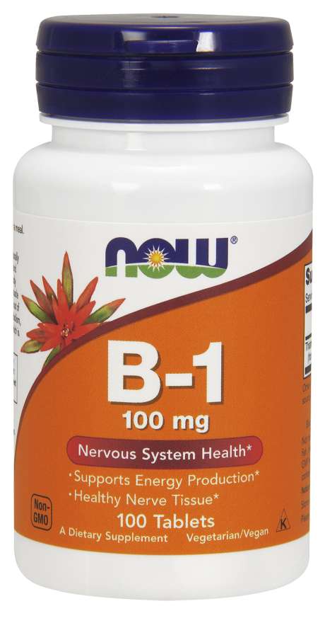 Vitamín B1 100 mg - NOW Foods