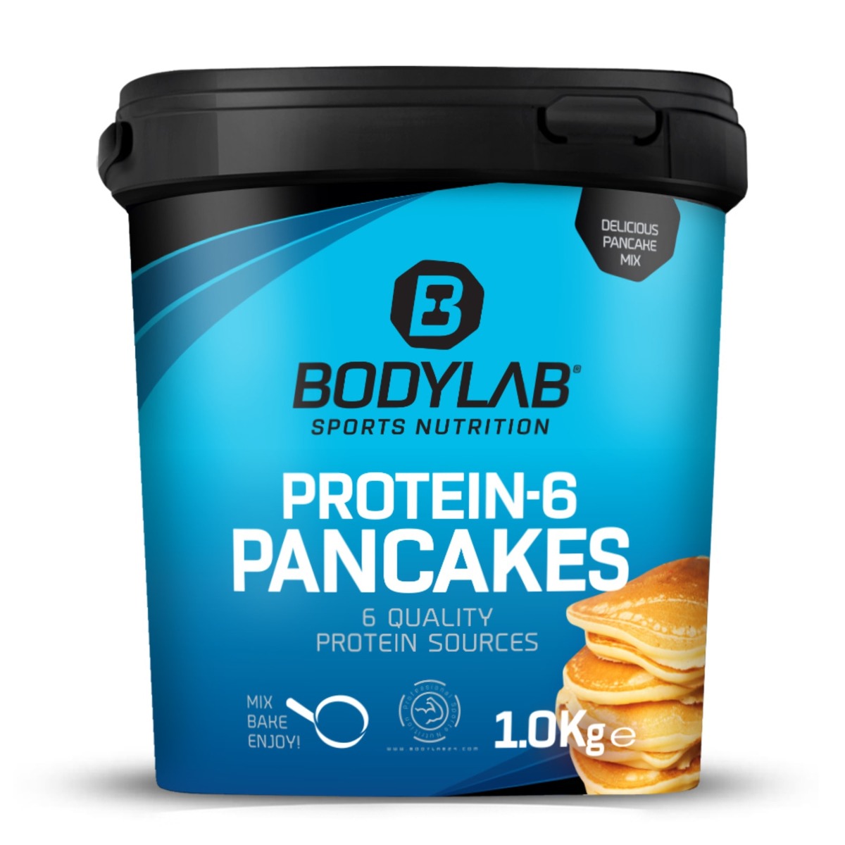 Proteinové palačinky Protein-6 Pancakes - Bodylab24 dvojitá čokoláda 1000 g
