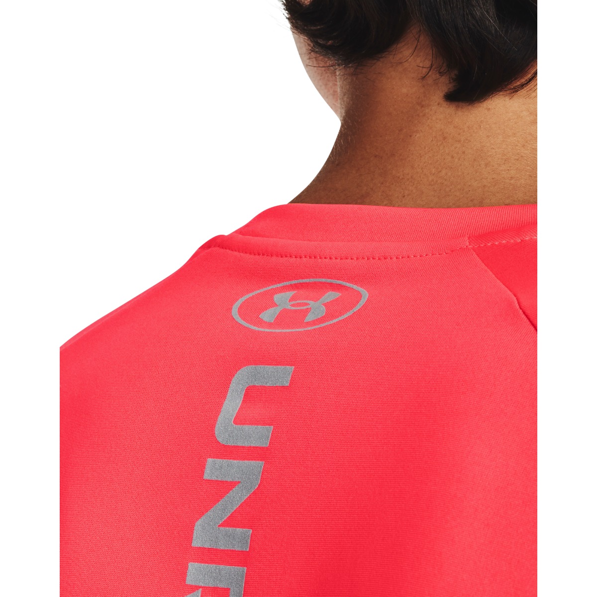 Under Armour Triko Tech Reflective SS Red (obrázek 3)