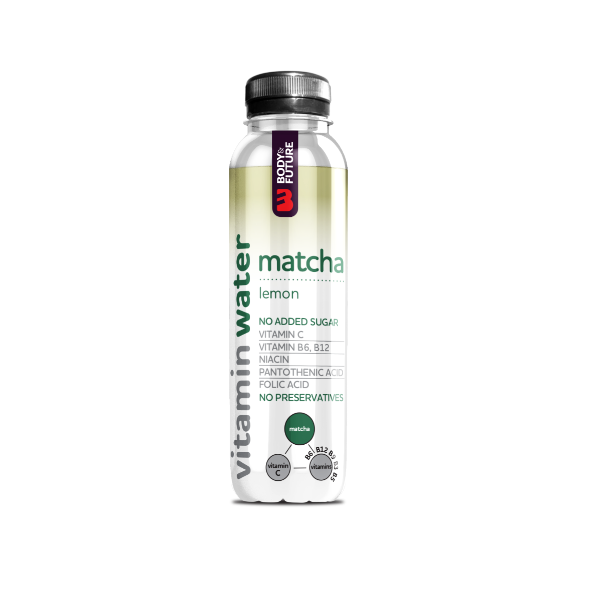 Vitamínová voda Matcha - Body & Future