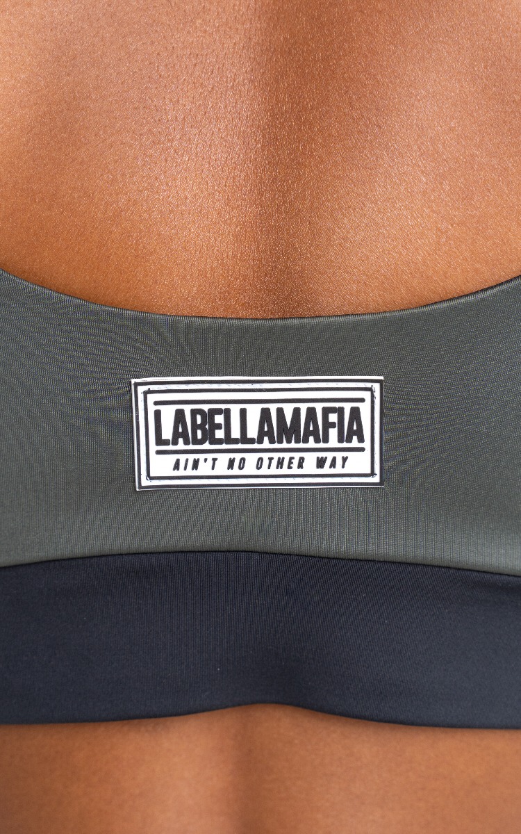 LABELLAMAFIA Sportovní podprsenka Fierce Green (obrázek 3)