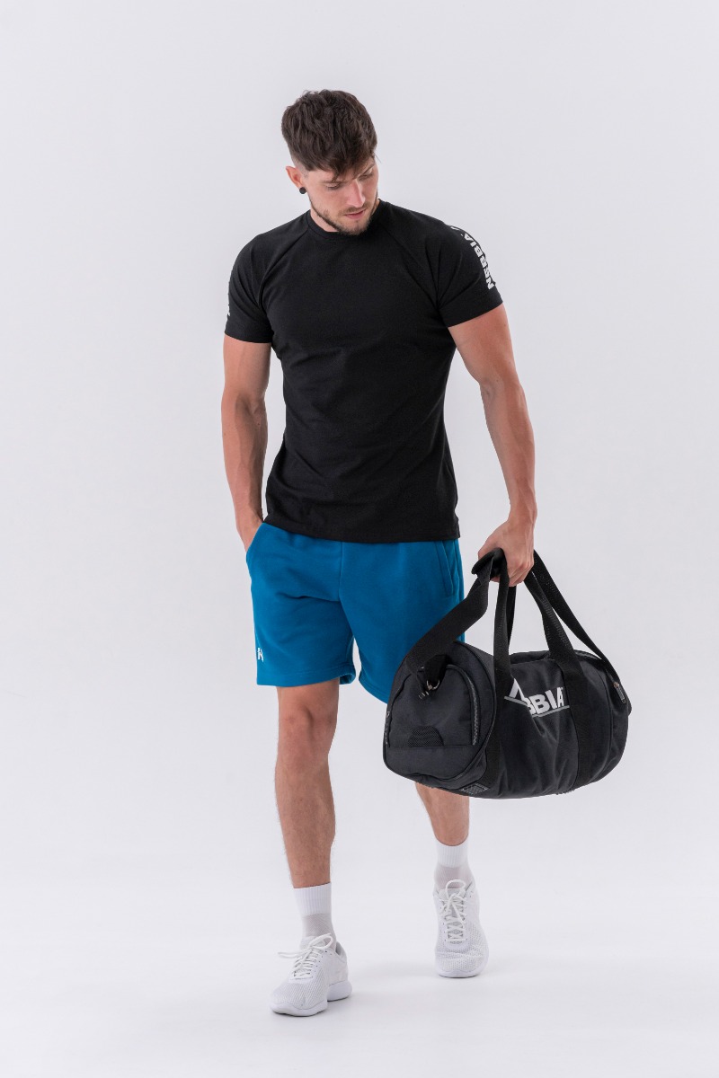 NEBBIA Pánské tričko Sporty Fit Essentials Black (obrázek 6)