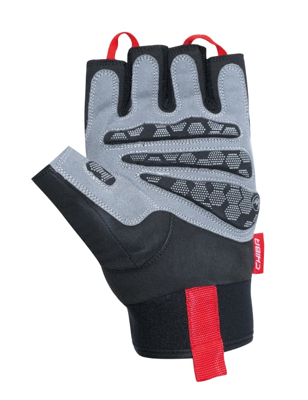 Fitness rukavice XTR gel - Chiba černá - šedá S