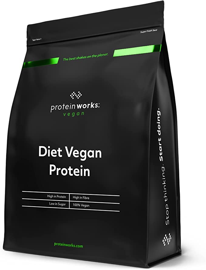 Diet Vegan protein - The Protein Works belgická choca moca 500 g