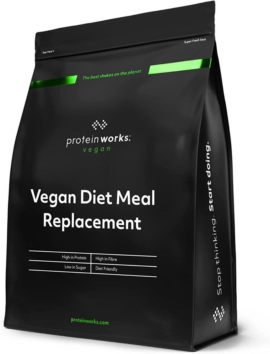 Vegan Meal Replacement - The Protein Works jahodový krém 500 g