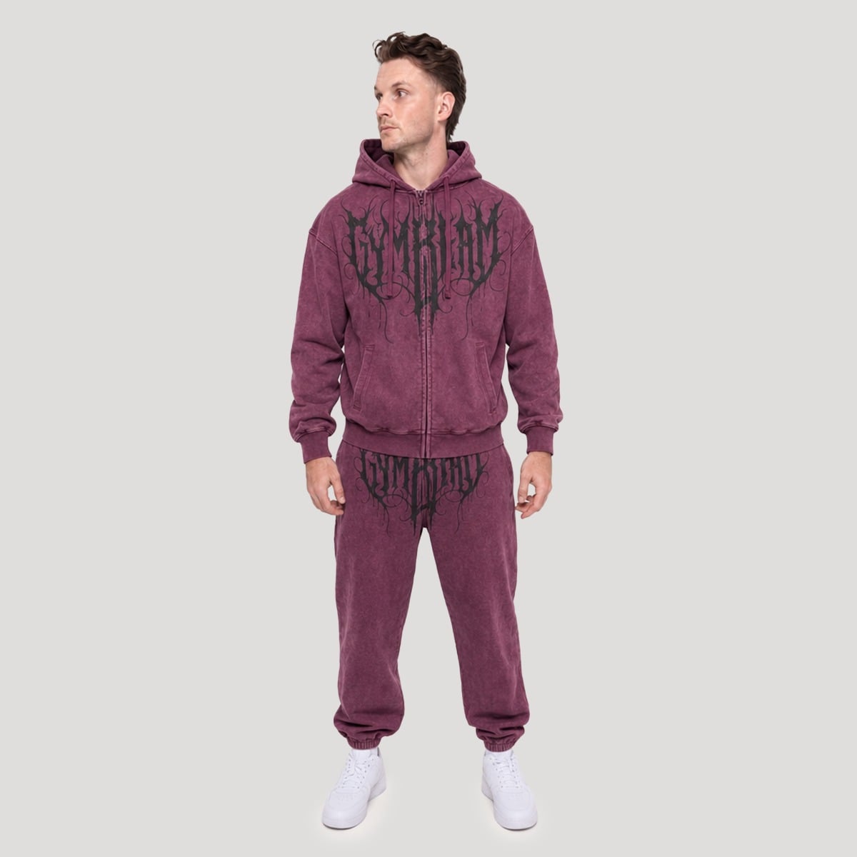 GymBeam Tepláky Abyss Raisin (obrázek 3)