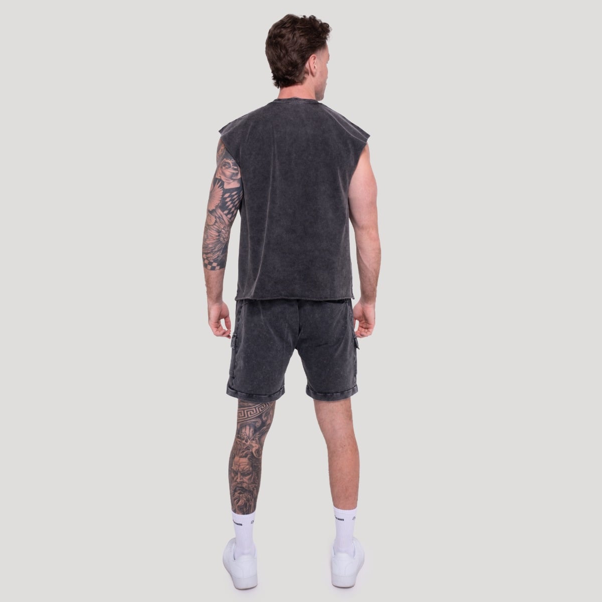 GymBeam Tílko Abyss Charcoal (obrázek 5)