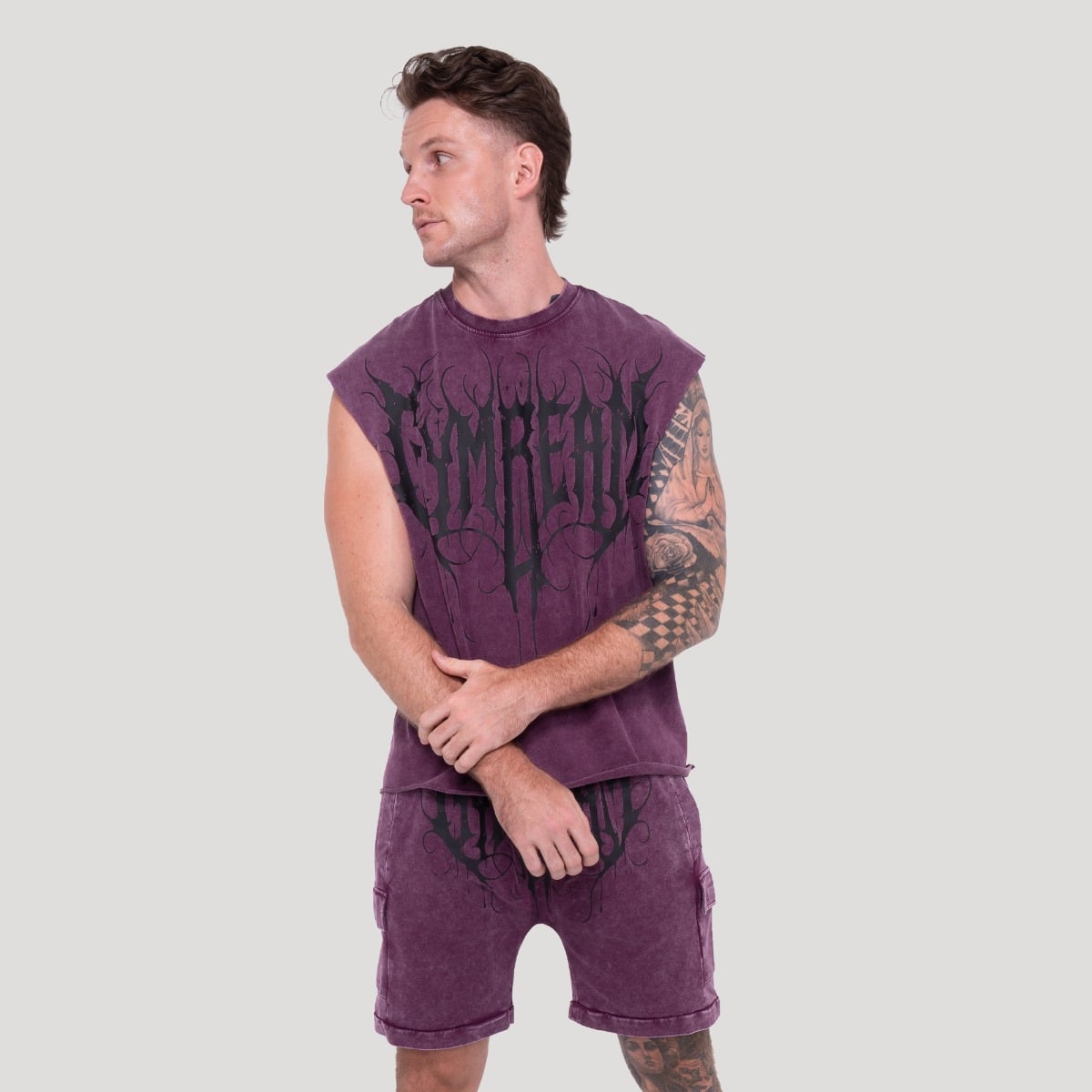 GymBeam Tílko Abyss Raisin (obrázek 3)