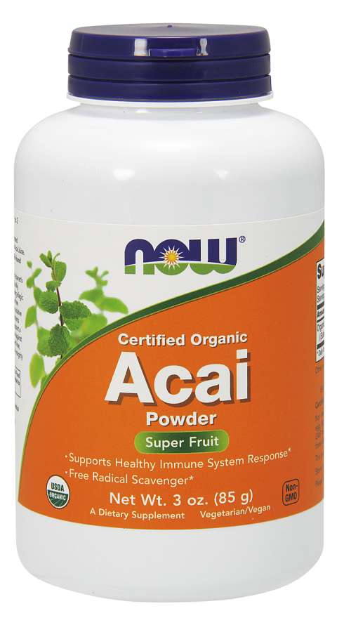Acai BIO prášek - NOW Foods