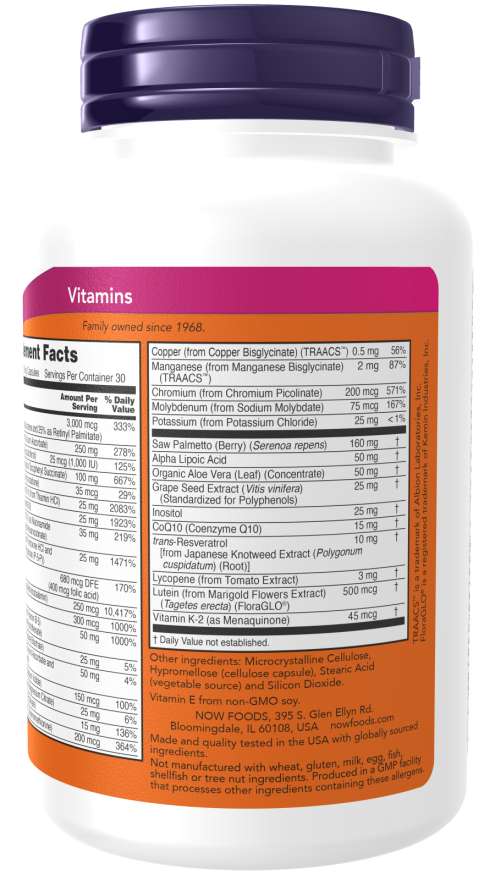 Now Foods ADAM™ Superior Men’s Multi (obrázek 4)