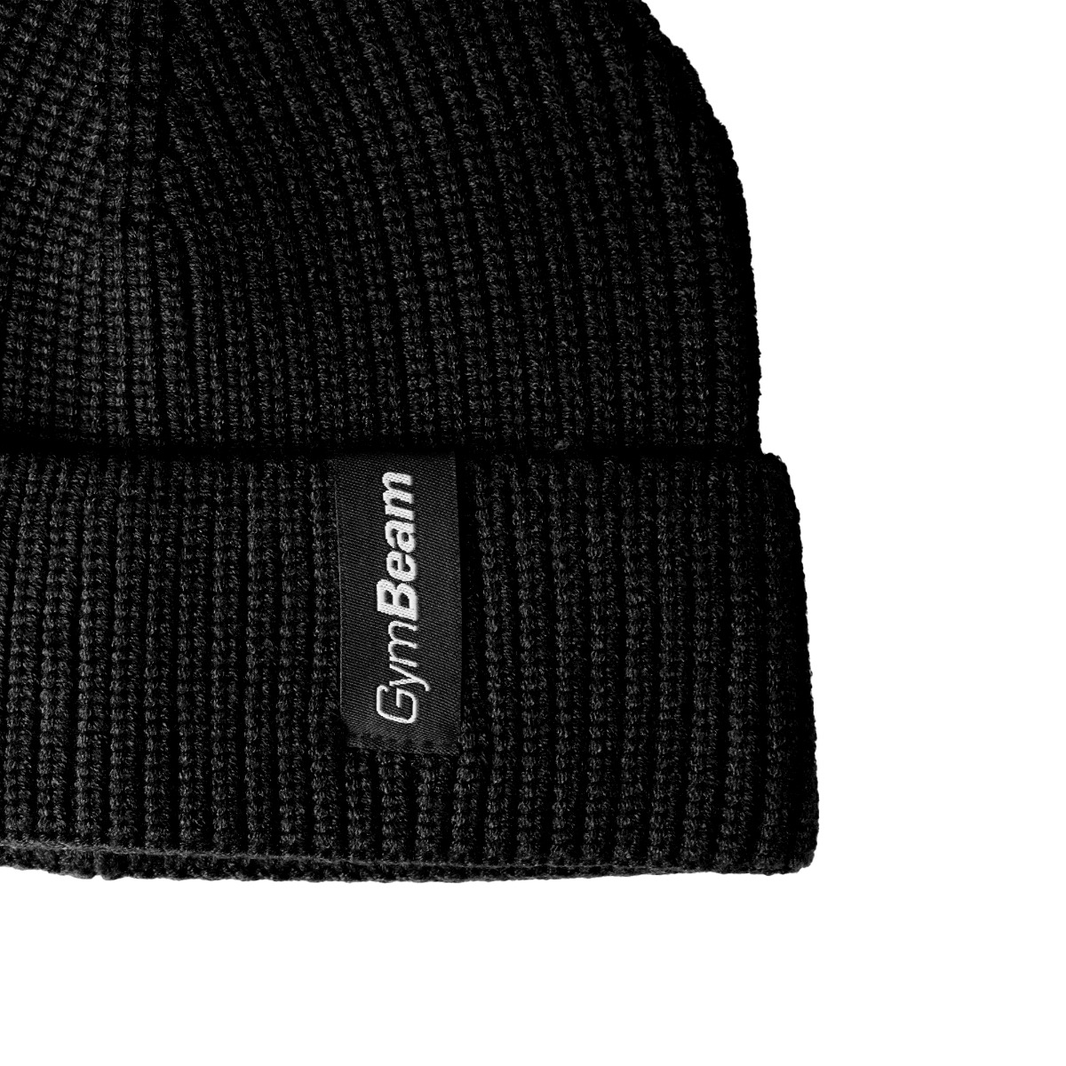 GymBeam Alpine Beanie Black (obrázek 3)