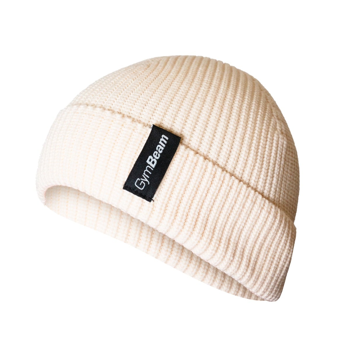 Čepice Alpine Beanie Cream - GymBeam