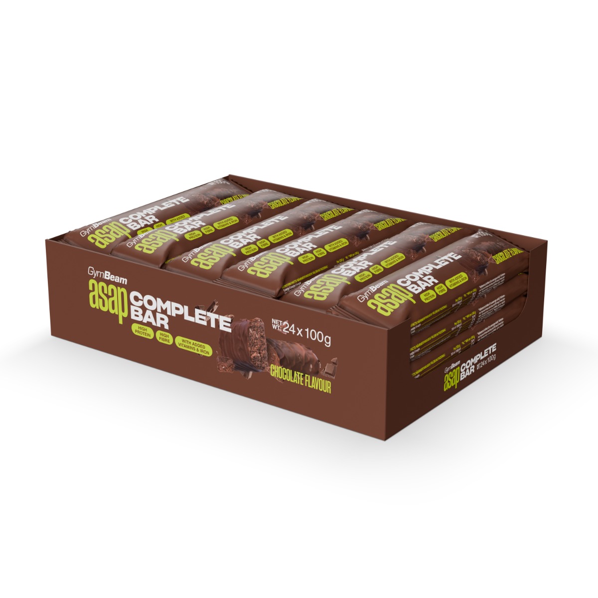 ASAP Complete Bar - GymBeam čokoláda 24 x 100 g