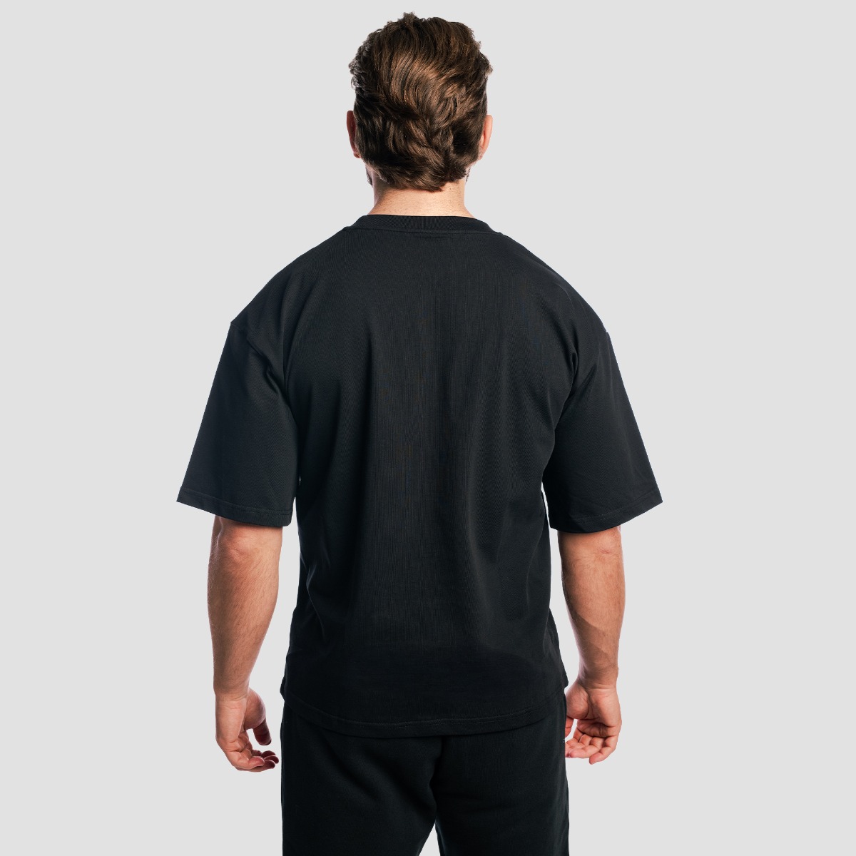 GymBeam Tričko Boxy Athletic Society Black (obrázek 4)