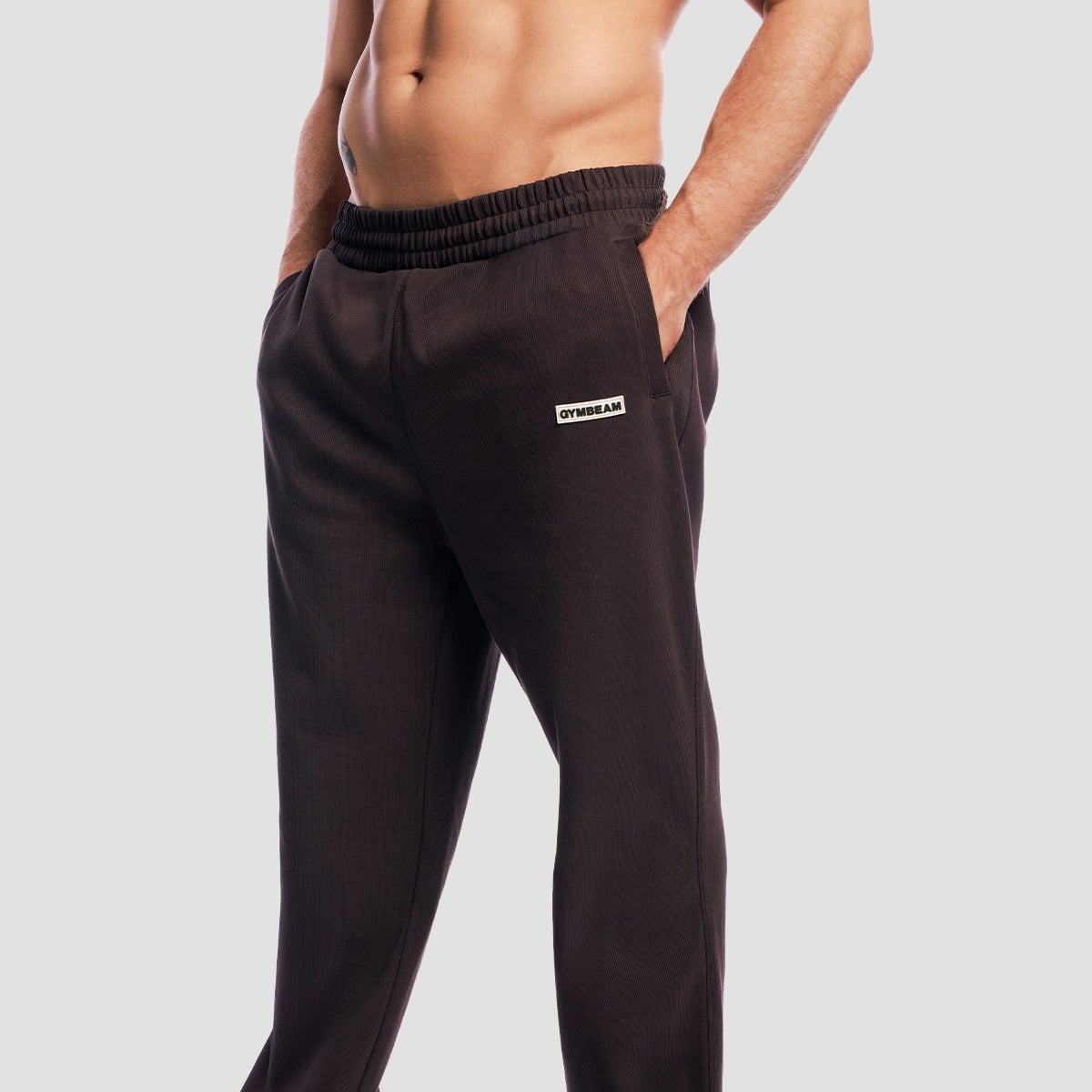 GymBeam Tepláky Aura Tee Brown (obrázek 4)