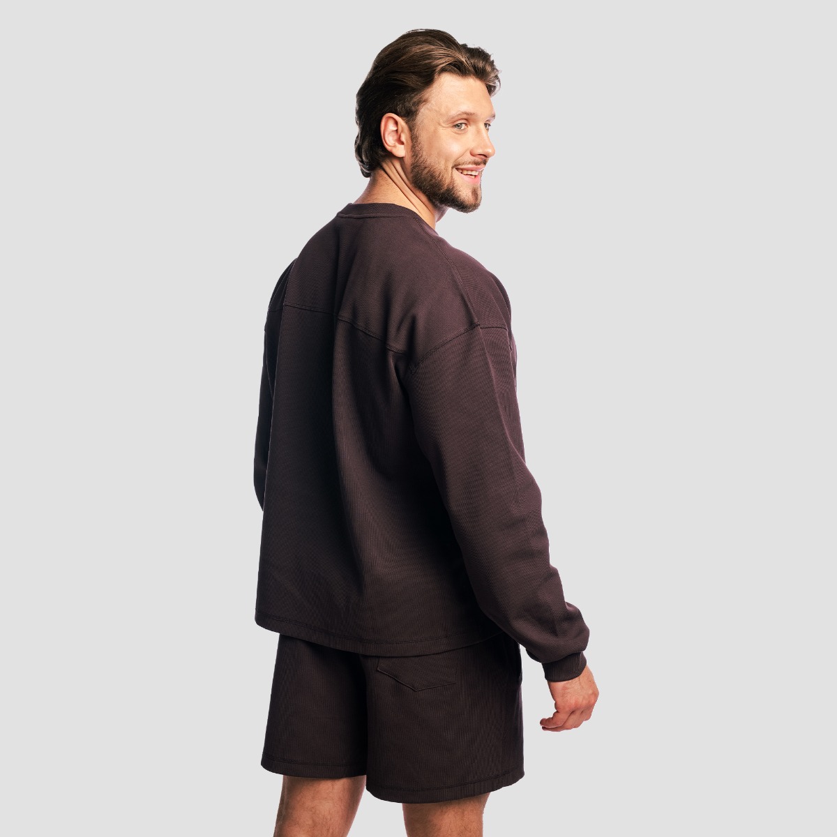 GymBeam Aura Jumper Tee Brown (obrázek 4)