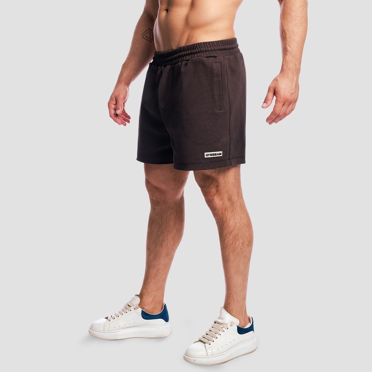 GymBeam Šortky Aura Tee Brown (obrázek 4)
