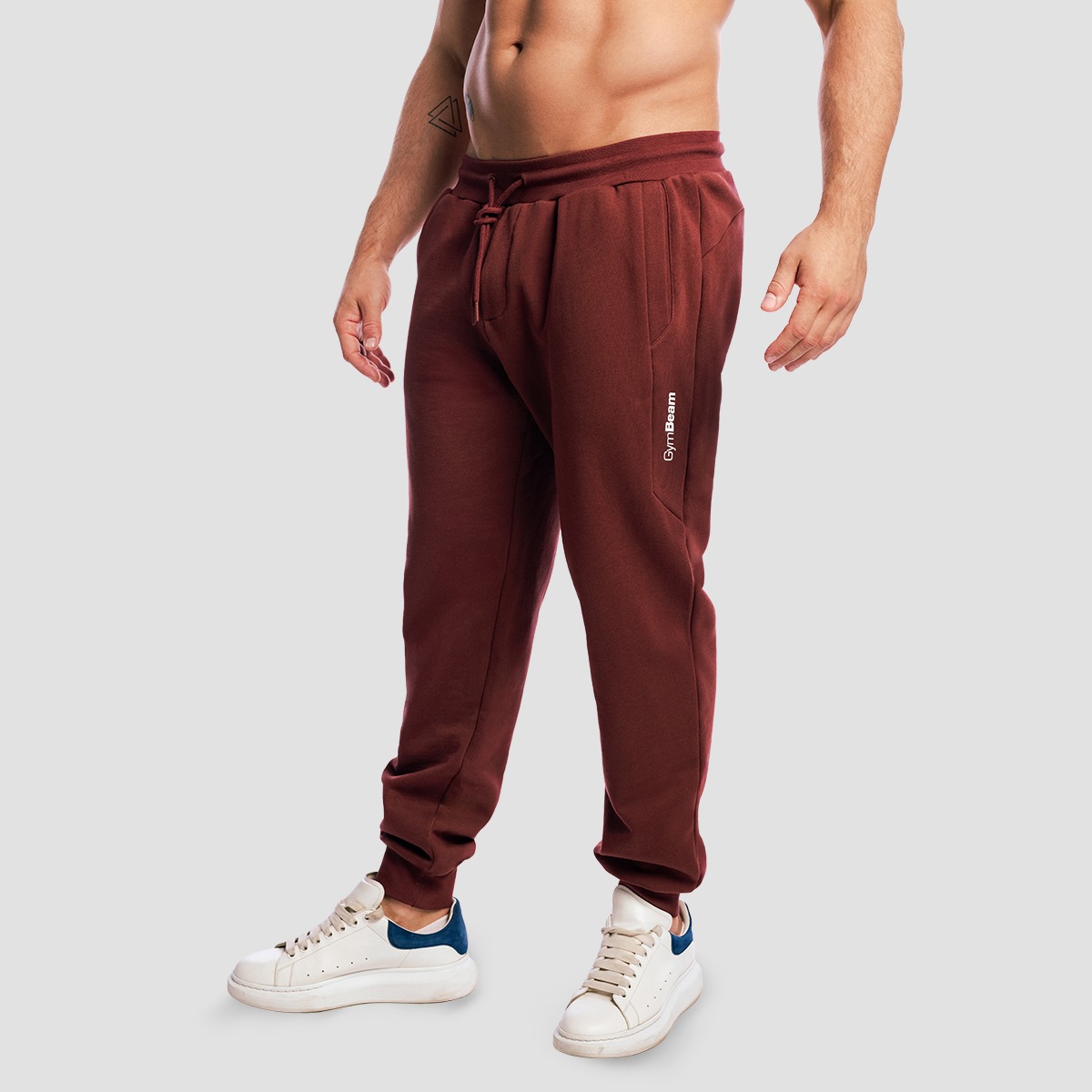 GymBeam Tepláky Base Cherrywood (obrázek 4)