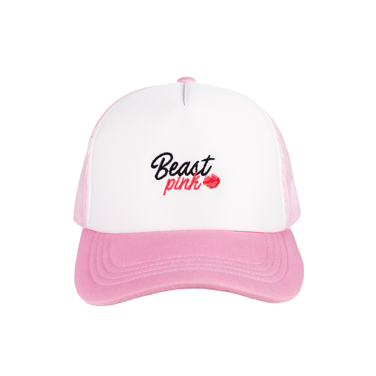 Kšiltovka Panel Cap Baby Pink - BeastPink růžová