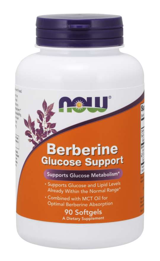 Berberine Glucose Support - NOW Foods  90 kaps.