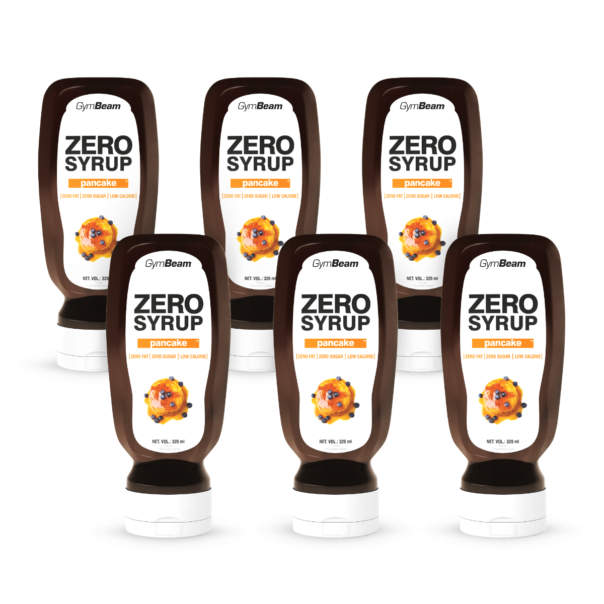 GymBeam ZERO SIRUP na palačinky