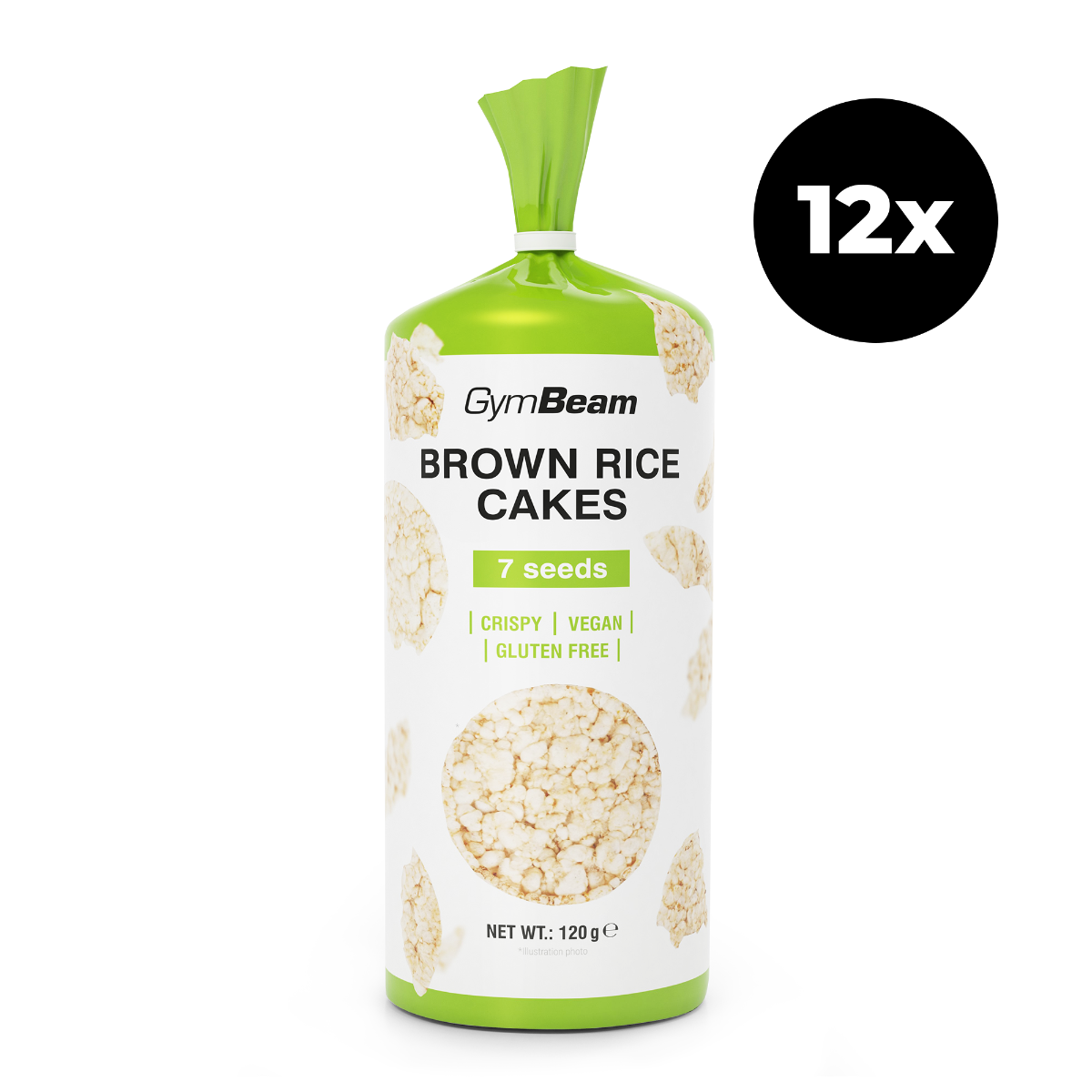 GymBeam Brown rice cakes