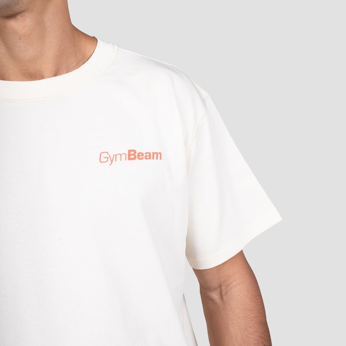 GymBeam Tričko Budapest Cream (obrázek 4)