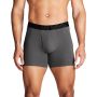 Pánské boxerky Perf Cotton 6in 3Pack Grey - Under Armour S