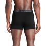 Pánské boxerky Perf Cotton 3in 3Pack Black - Under Armour XL