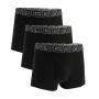 Pánské boxerky Perf Cotton 3in 3Pack Black - Under Armour XL