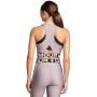 Dámský top HeatGear Rib Tank Grey - Under Armour M