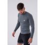 Pánské tričko Long-Sleeve Active Grey - NEBBIA XXL