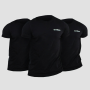 Tričko Basic 3Pack Black - GymBeam XXXL - 3pack