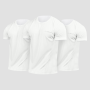 Tričko TRN 3Pack White - GymBeam XXXL - 3pack