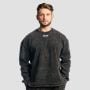 Mikina Aura Jumper Washed Black - GymBeam L