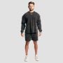 Mikina Aura Jumper Washed Black - GymBeam L