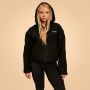Dámská bunda Hoodie Bliss Black - BeastPink S