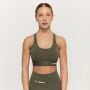 Sportovní podprsenka Combat Olive Grey - GymBeam M