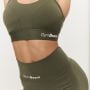 Sportovní podprsenka Combat Olive Grey - GymBeam M