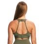 Sportovní podprsenka Combat Olive Grey - GymBeam M