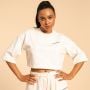 Dámské tričko Cropped Serenity Ivory - BeastPink M