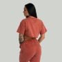 Dámské tričko CropTop Washed Terra - STRIX L